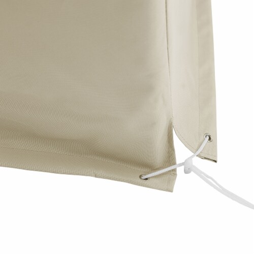 Outdoor Catalina Round Sectional Furniture Cover Perspective: left