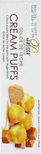 Patissa Dulce De Leche Cream Puffs Perspective: left
