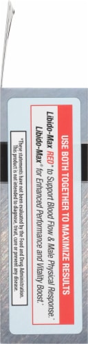 Libido-Max Male Enhancement Dietary Supplement Liquid Soft-Gels Perspective: left