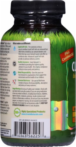Irwin Naturals CLA Lean Body Fat Reduction Softgels Perspective: left