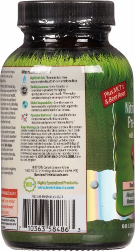 Irwin Naturals® Nitric Oxide Pre-Sport® with L-Citrulline Liquid Soft-Gels Perspective: left