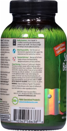 Irwin Naturals® Stored-Fat Belly Burner Liquid Soft-Gels Perspective: left
