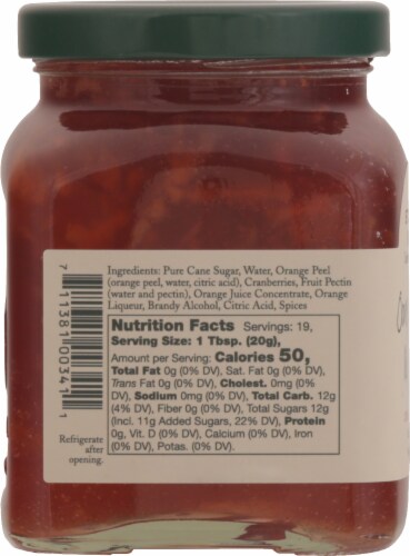Stonewall Kitchen Orange Cranberry Marmalade Perspective: left