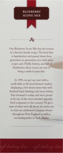 Stonewall Kitchen Blueberry Sour Cream Scone Mix Perspective: left
