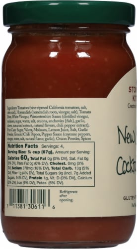 Stonewall Kitchen New England Cocktail Sauce Perspective: left