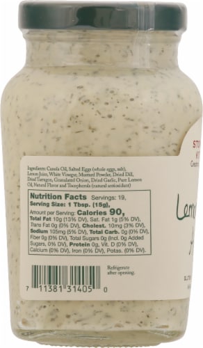 Stonewall Kitchen Lemon Herb Aioli Dip & Spread Perspective: left