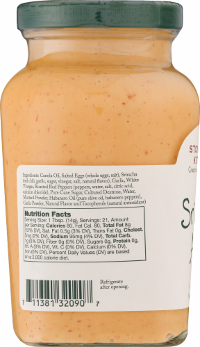 Stonewall Kitchen Sriracha Aioli Perspective: left