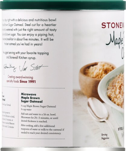Stonewall Maple Brown Sugar Oatmeal Perspective: left