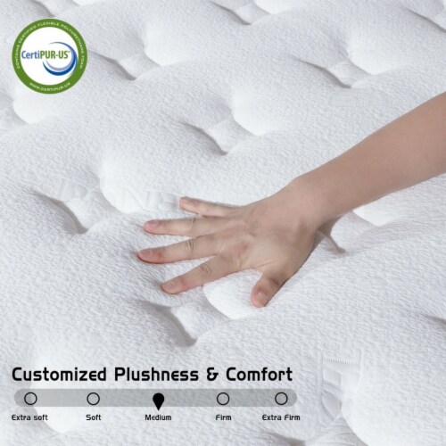 Chevni 14 Inch Full Size Mattress In A Box Hybrid Spring Memory Foam 