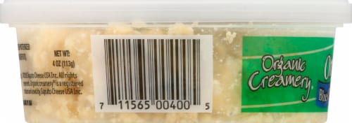 Saputo Organic Blue Cheese Crumbles Perspective: left