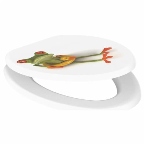 Sanilo 203 Elongated Soft Close Lid Molded Wood Adjustable Toilet Seat