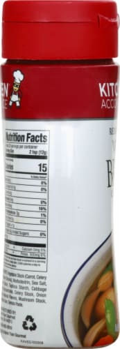 Kitchen Accomplice Reduced Sodium Veggie Broth Concentrate Perspective: left