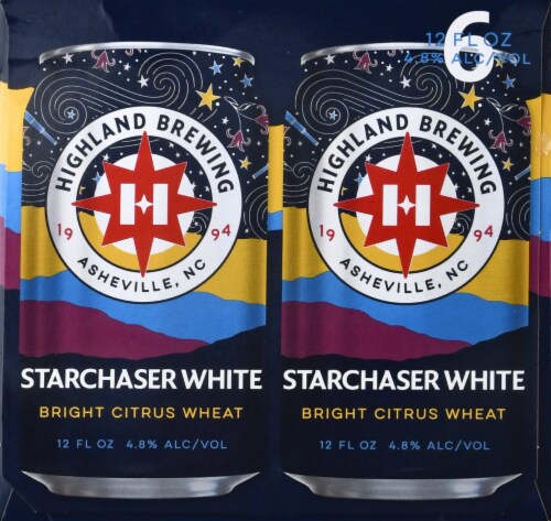 Highland Brewing Company Star Chaser White Perspective: left