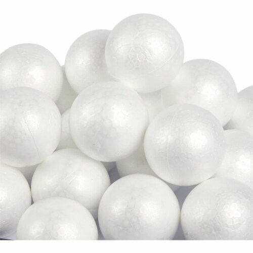 24 Pack 3 Inch Foam Balls for Crafts, Christmas Ornaments, Classroom  Spheres (Polystyrene), PACK - Fred Meyer