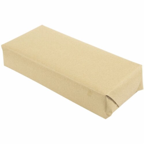 Kraft Brown Wrapping Paper for Gifts, Packing, Table Covering (17.5 In x 100 Ft Roll) Perspective: left