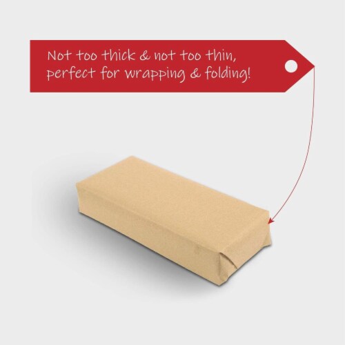 100 Ft Versatile Brown Kraft Jumbo Paper Roll for Packing Crafts