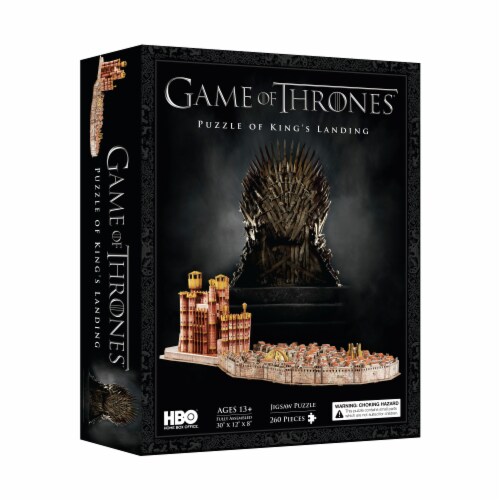 4D Cityscape Game of Thrones: Kings Landing Puzzle Perspective: left