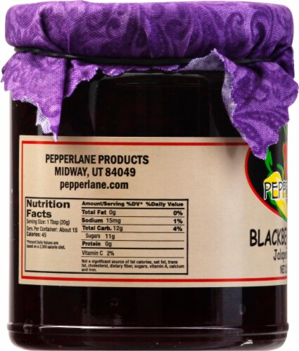 Pepperlane Blackberry Buzz Preserves Perspective: left