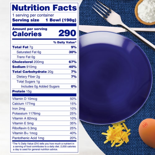 Eggland's Best Loaded Potato Scramble Frozen Breakfast Bowl, 7 ounce Perspective: left