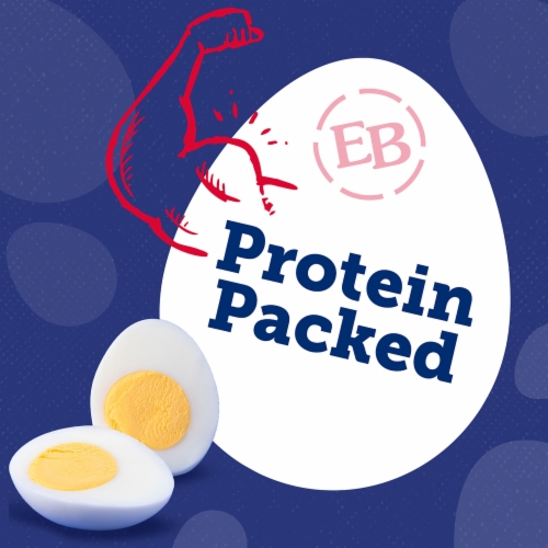 Eggland's Best Hard Cooked Eggs, Medium White, 6 count Perspective: left