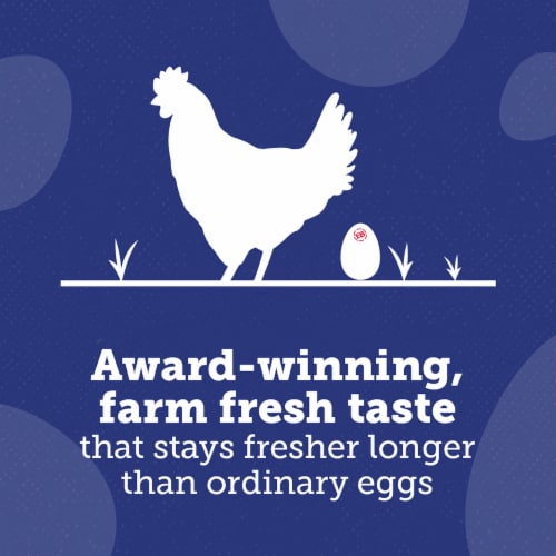 Eggland's Best Cage Free Large White Eggs, 18 count Perspective: left