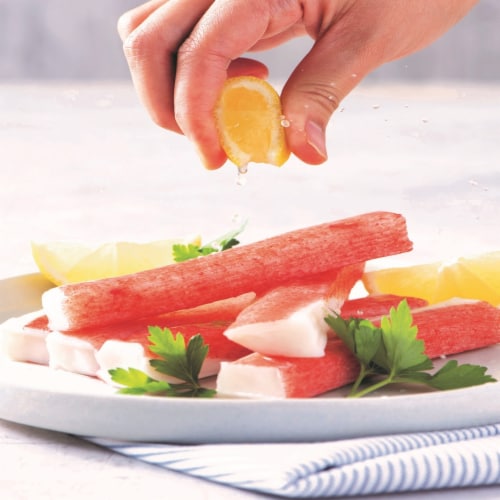 Trans-Ocean® Simply Surimi® Seafood Stick Style Imitation Crab Perspective: left