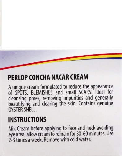 Concha Nacar 3 Blanca White Bleach Face Cream Perspective: left