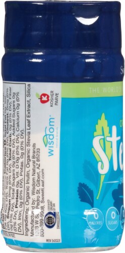 SweetLeaf® Sweetener Organic Stevia Sweetener Perspective: left
