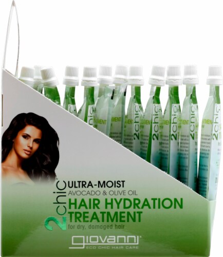 Giovanni  2chic® Ultra-Moist Hair Hydration Treatment Avocado & Olive Oil Perspective: left