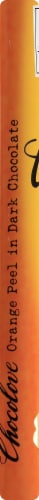 Chocolove Orange Peel in Dark Chocolate Bar Perspective: left