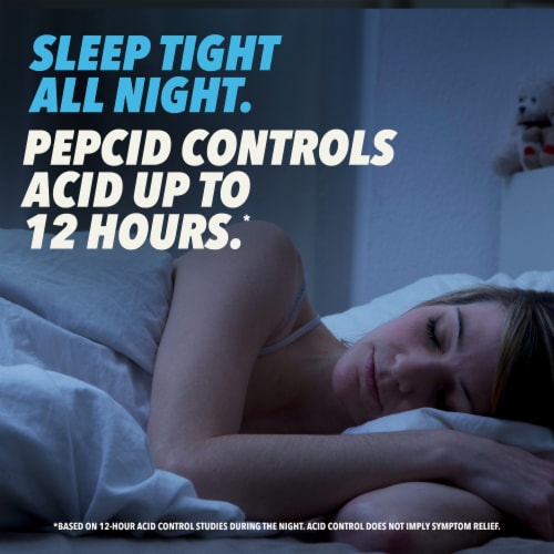 Pepcid Original Strength AC Tablets Perspective: left