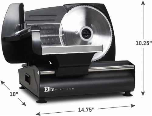 Elite Maxi-Matic Electric Deli Food Meat Slicer Perspective: left