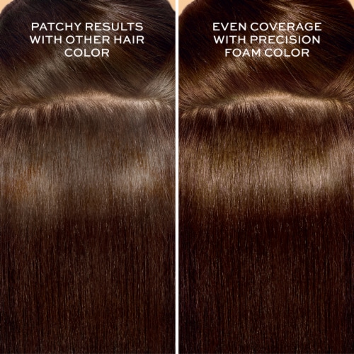 John Frieda Brilliant Brunette 4N Dark Natural Brown Precision Foam Hair Color Perspective: left
