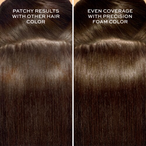 John Frieda Precision Foam Colour Black Permanent Hair Color Kit, Hair Dye, 3N Deep Brown Black Perspective: left