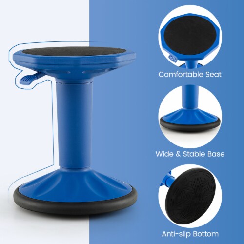 Slickblue Adjustable-Height Wobble Chair Active Learning