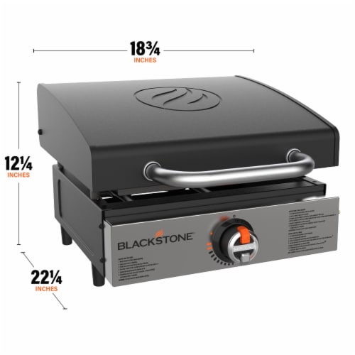 Blackstone® Table Top Griddle With Hood Perspective: left