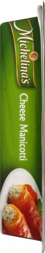 Michelina's Cheese Manicotti Frozen Meal Perspective: left