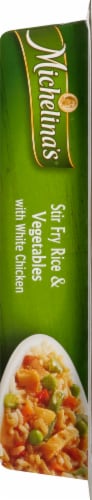 Michelina's® Stir Fry Rice & Vegetables with White Chicken Frozen Meal Perspective: left
