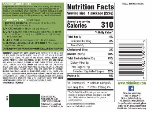Michelina's® Chicken Fried Rice Frozen Meal Perspective: left