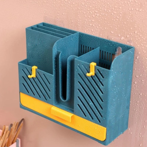Wall Mounted Chopsticks Cage With Cover Chopsticks Tube Kitchen Drain Storage Spoon Rack Chopstick Holder Mx12201625