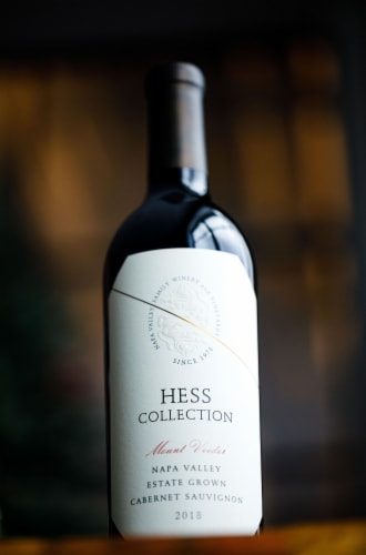 Hess Collection Cabernet Sauvignon California Red Wine Perspective: left