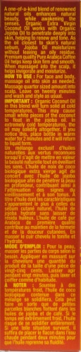 Desert Essence Organic Coconut Jojoba & Pure Coffee Oil Perspective: left