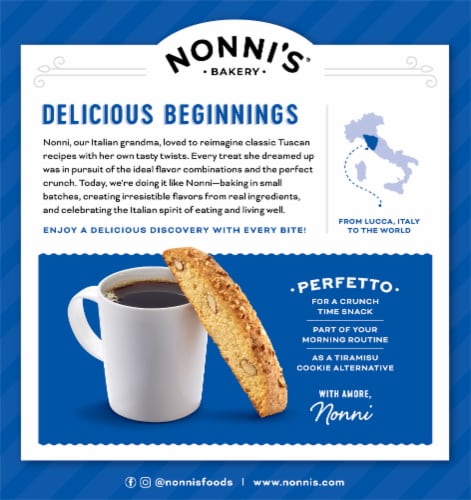 Nonni's Originali Biscotti Perspective: left