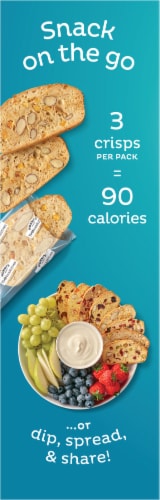 Nonni's® THINaddictives® Mango Coconut Almond Thin Cookies Perspective: left