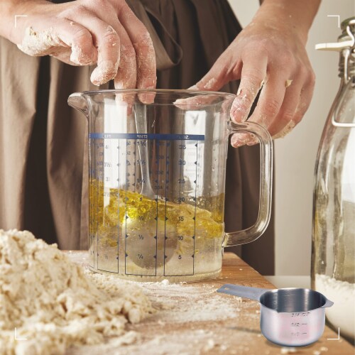 Thunder PLMD064CL Measuring Cup, 2 qt. (2 liter), 7-3/8in.