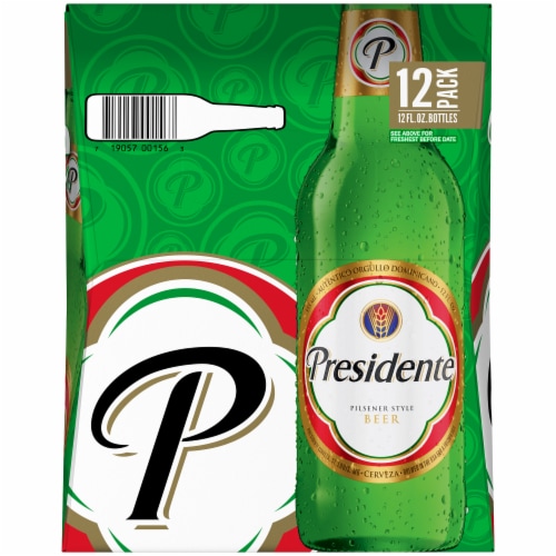 Presidente Pilsener Style Beer Perspective: left