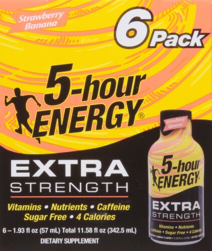 5 Hour Energy Drink - Strawberry Banana Perspective: left