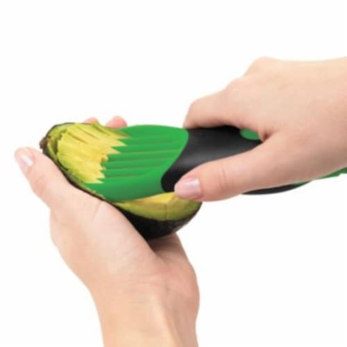 OXO Good Grips® 3-in-1 Green Avocado Slicer Perspective: left