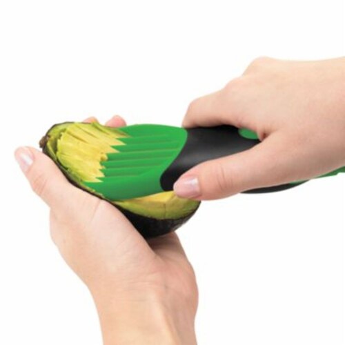 OXO Good Grips® 3-in-1 Green Avocado Slicer Perspective: left