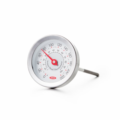 OXO Soft Works Instant Read Thermometer - Gray Perspective: left